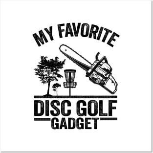 My Favorite Disc Golf Gadget Funny Frisbee Golf Posters and Art